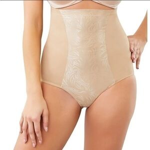 Maidenform Flexes Ultra Firm Control, Value Shapewear Hicut Brief, Nude, M